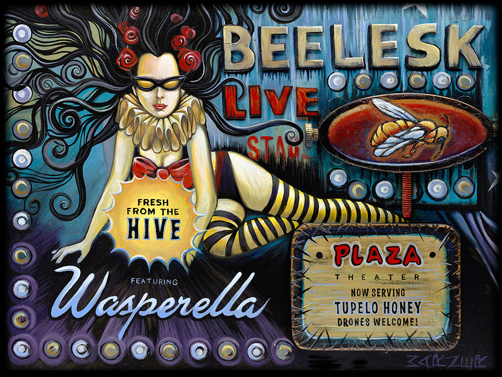 Beelesk — Metal Print