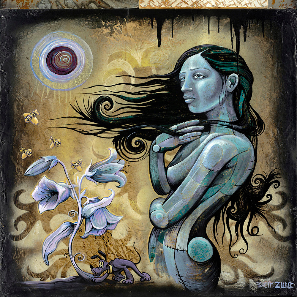 Death Of Pluto — Metal Print
