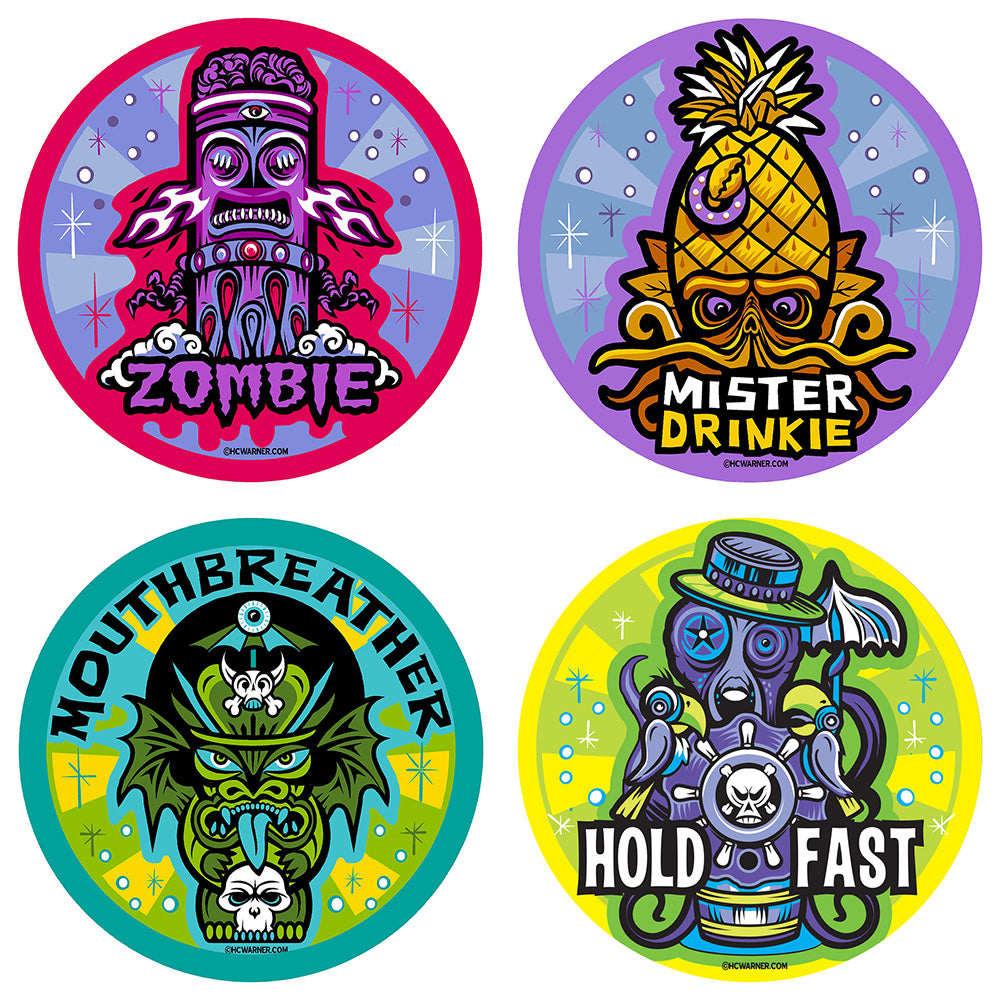 Headcake (Set of 4) — Coasters