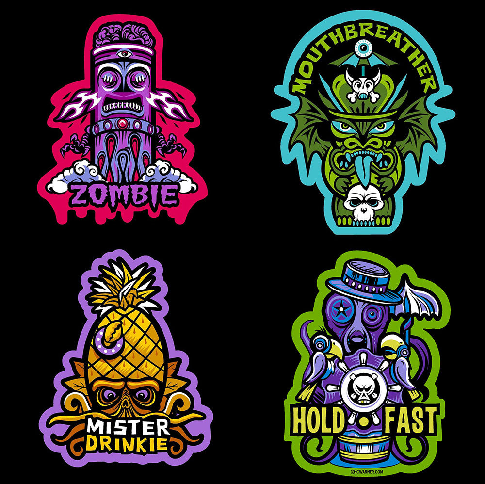 Headcake (Set of 4) — Stickers