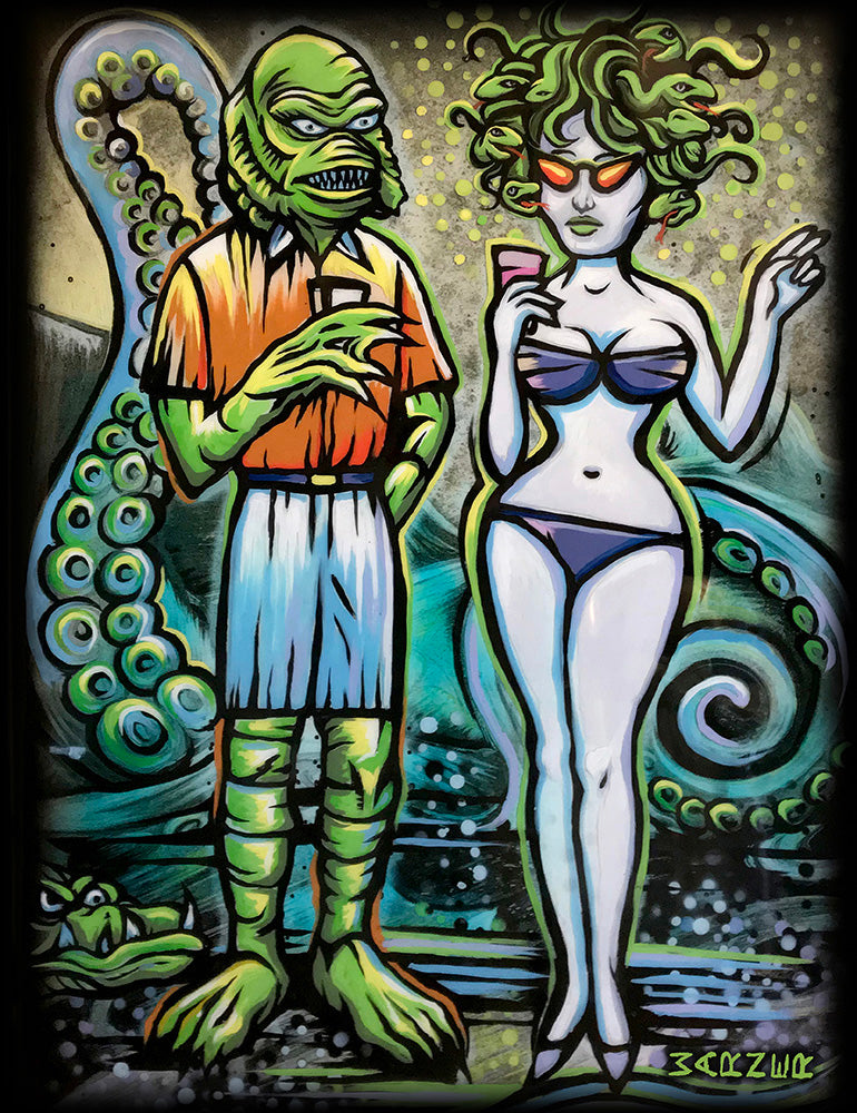 Stone Cold Seduction — Metal Print