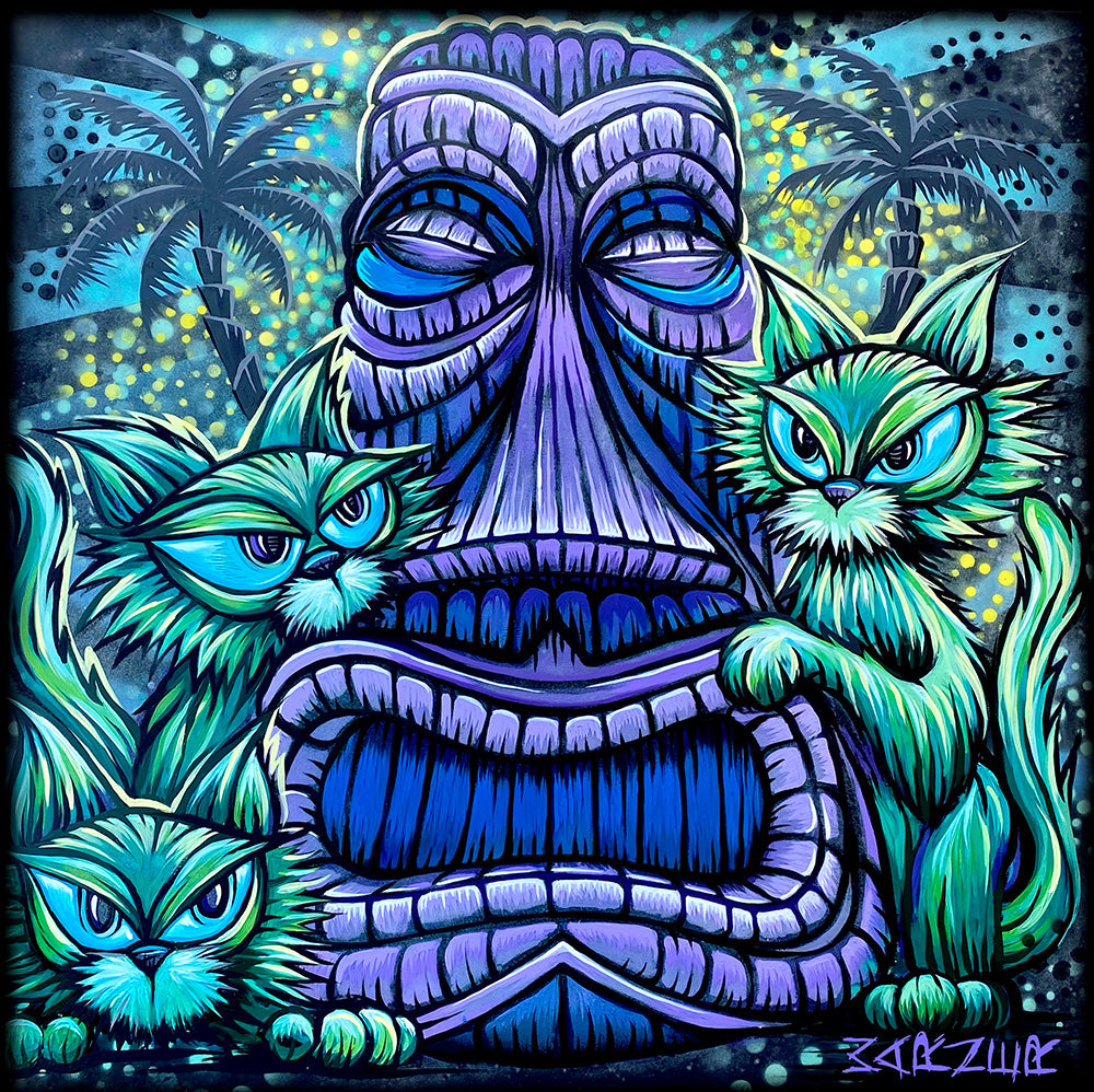 Triki Tiki Tavi — Metal Print